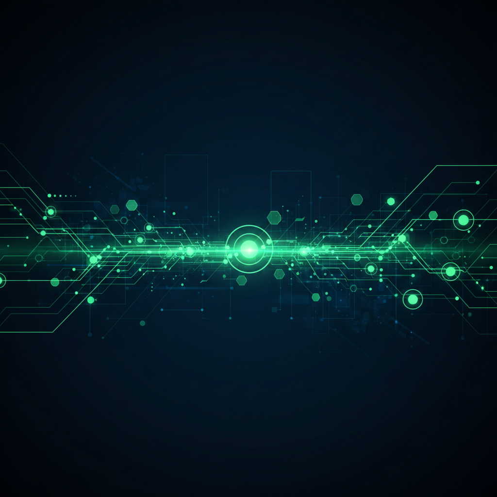 Abstract data visualization background