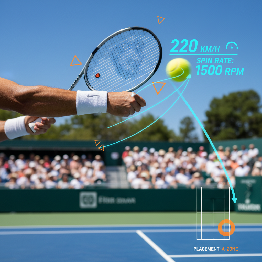 Tennis serve data analysis